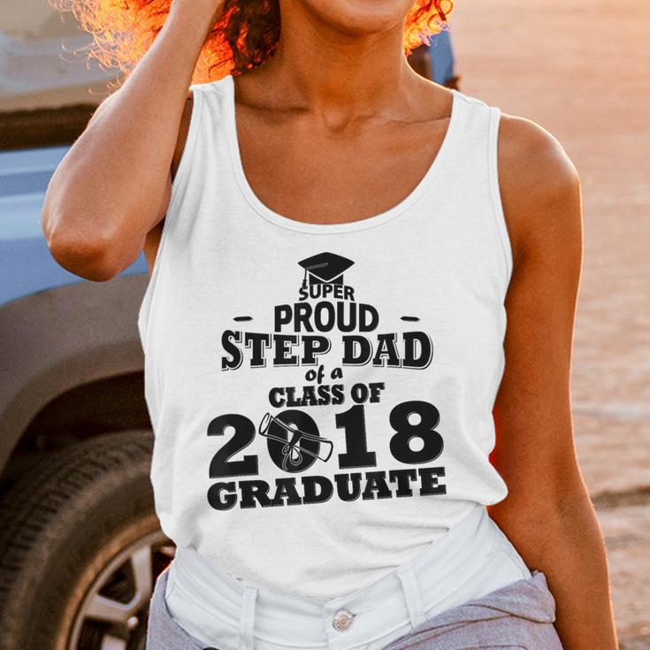 Proud Step Dad Of A Class Of 2018 Tee Graduate Graduation Z1 Unisex Tank Top