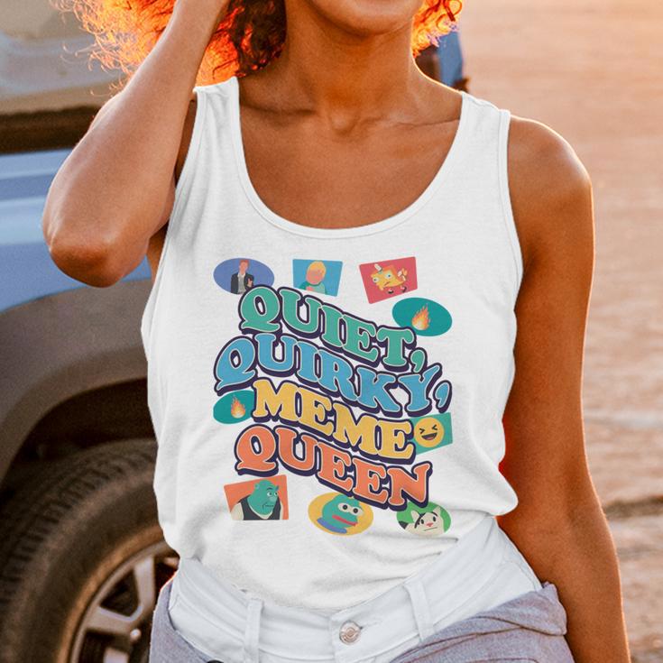 Quiet Quirky Meme Queen Introvert Anti People Meme Lovers Unisex Tank Top Quiet Quirky Meme Queen Introvert Anti People Meme Lovers Unisex Tank Top
