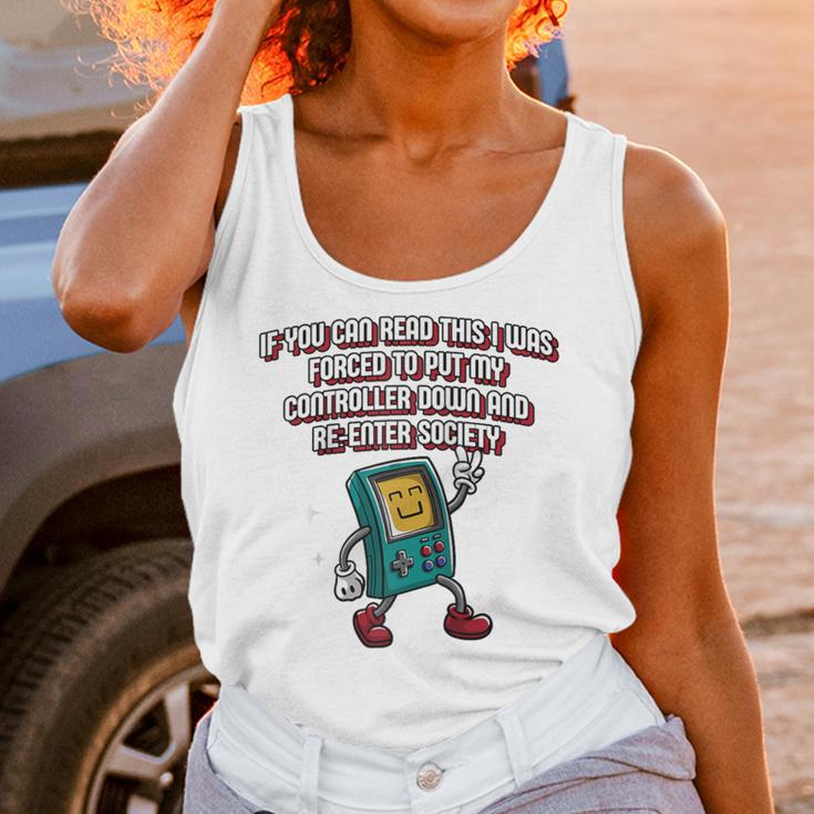 If You Can Read This Gamer Humor Gaming Introvert Raglan Baseball Tee Unisex Tank Top If You Can Read This Gamer Humor Gaming Introvert Raglan Baseball Tee Unisex Tank Top