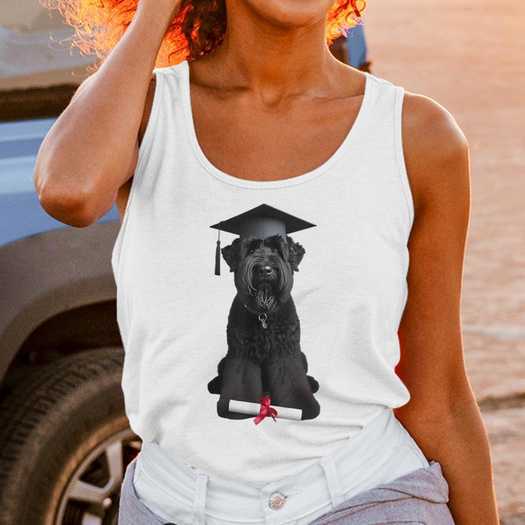 Russian Terrier Dog Graduation Cap Graduate Owner Grad Unisex Tank Top
