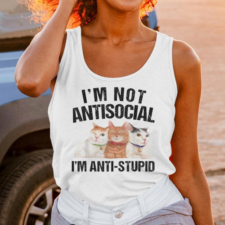 Sarcasm Cat Sarcastic Introvert Antisocial Cat Lover Unisex Tank Top Sarcasm Cat Sarcastic Introvert Antisocial Cat Lover Unisex Tank Top