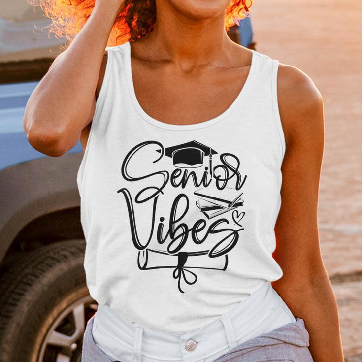 That Says Senior Vibes Graduation Diploma School Spirit Unisex Tank Top
