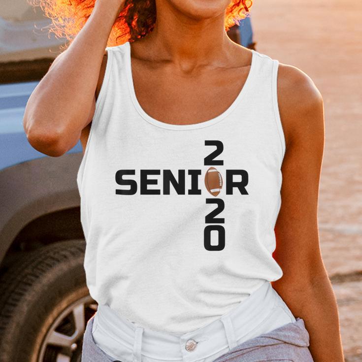Senior 2020 Football Graduation Shirt Unisex Tank Top