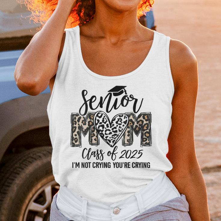 Senior Mom Class Of 2025 Senior Mama 2025 Leopard Graduation Unisex Tank Top