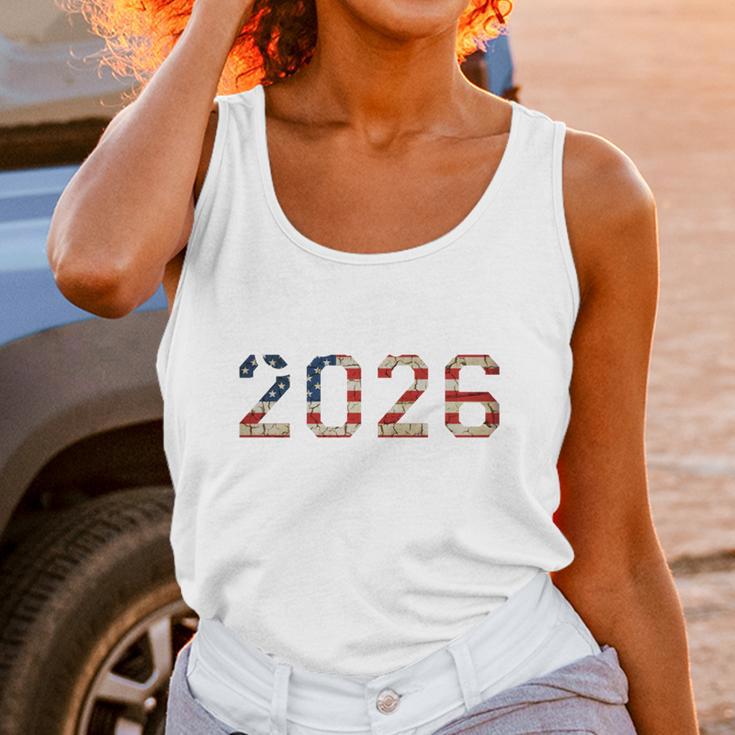 Senior Year 2026 American Flag USA Graduation Class Of 2026 Unisex Tank Top