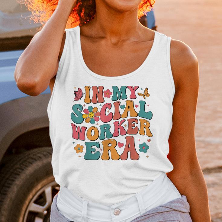 In My Social Worker Era Cute Social Worker Graduation MSW Unisex Tank Top