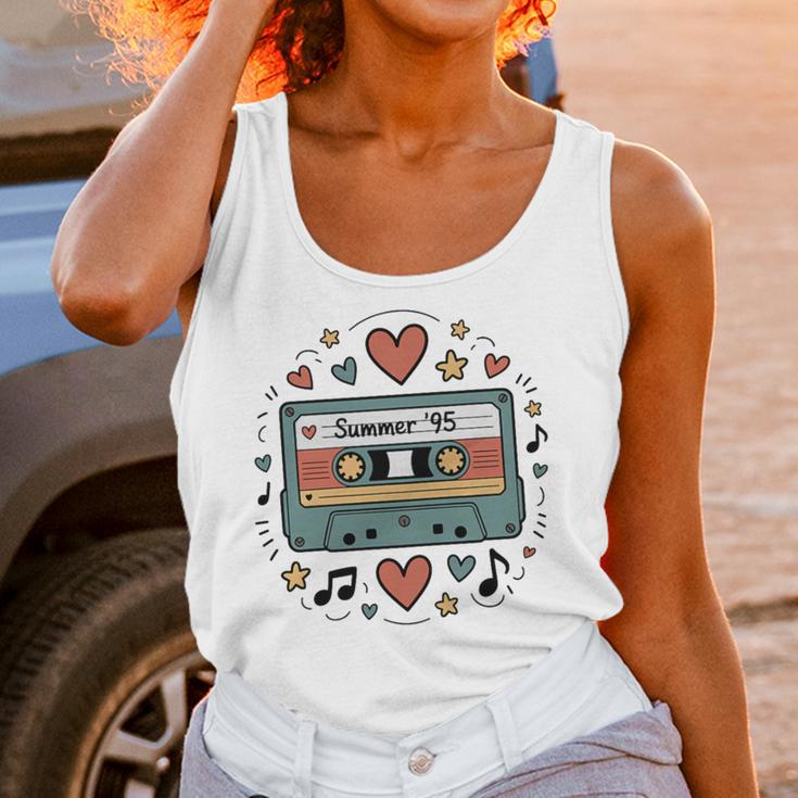 Summer ’95 Retro Cassette Tape Nostalgia Music Lover Premium Tri-Blend Unisex Tank Top