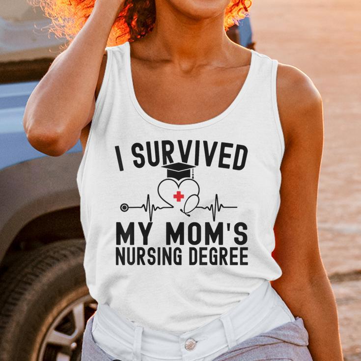 I Survived My Mom's Nursing Degree Nursing School Graduation Unisex Tank Top