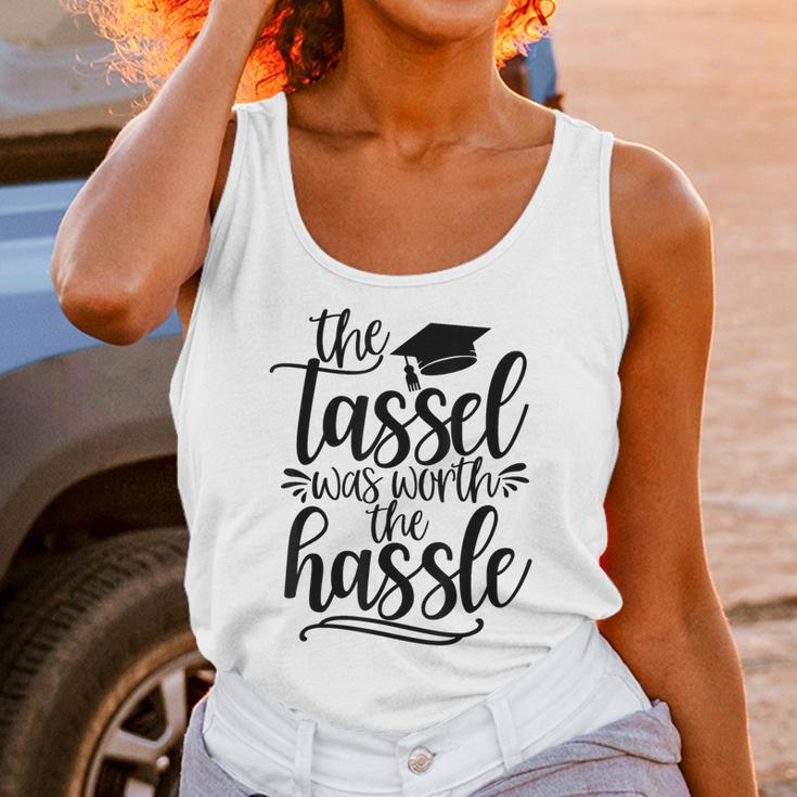 The Tassel Was Worth The Hassle Graduation Unisex Tank Top