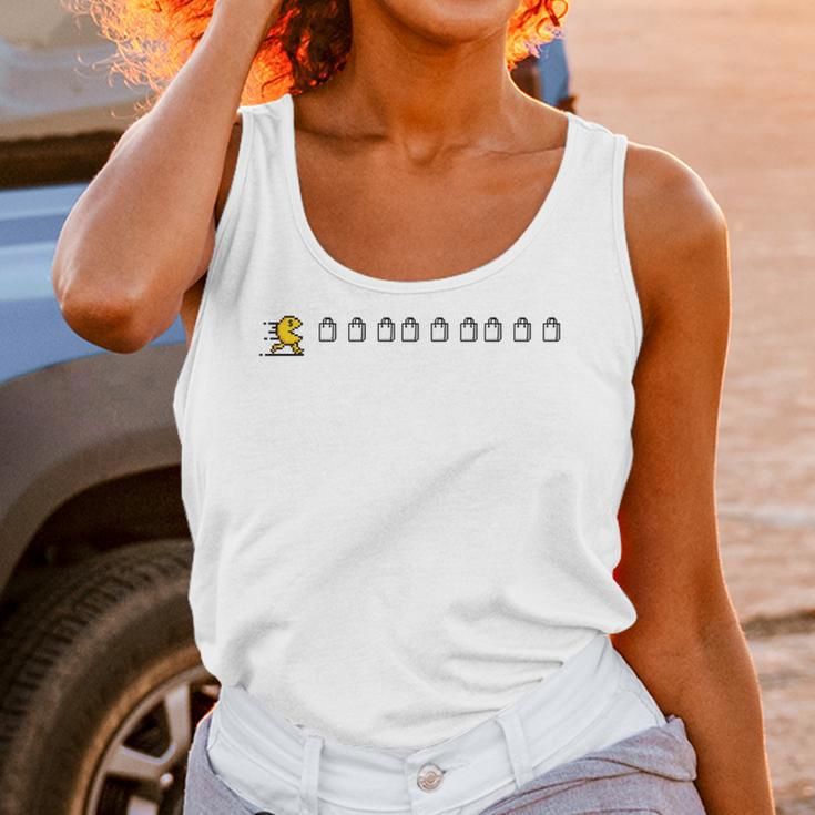 Thanksgiving Fun Nostalgia Pixels Shopping Therapy Unisex Tank Top