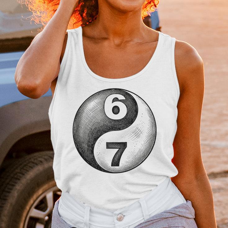 Vintage 6 7 Sketch Yin Yang Namaste Six Seven Nostalgia Unisex Tank Top Vintage 6 7 Sketch Yin Yang Namaste Six Seven Nostalgia Unisex Tank Top
