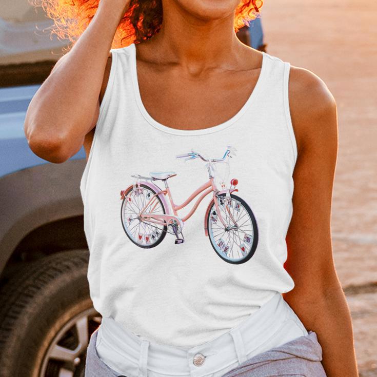 Vintage Bicycle With Playing Cards Nostalgia Unisex Tank Top Vintage Bicycle With Playing Cards Nostalgia Unisex Tank Top