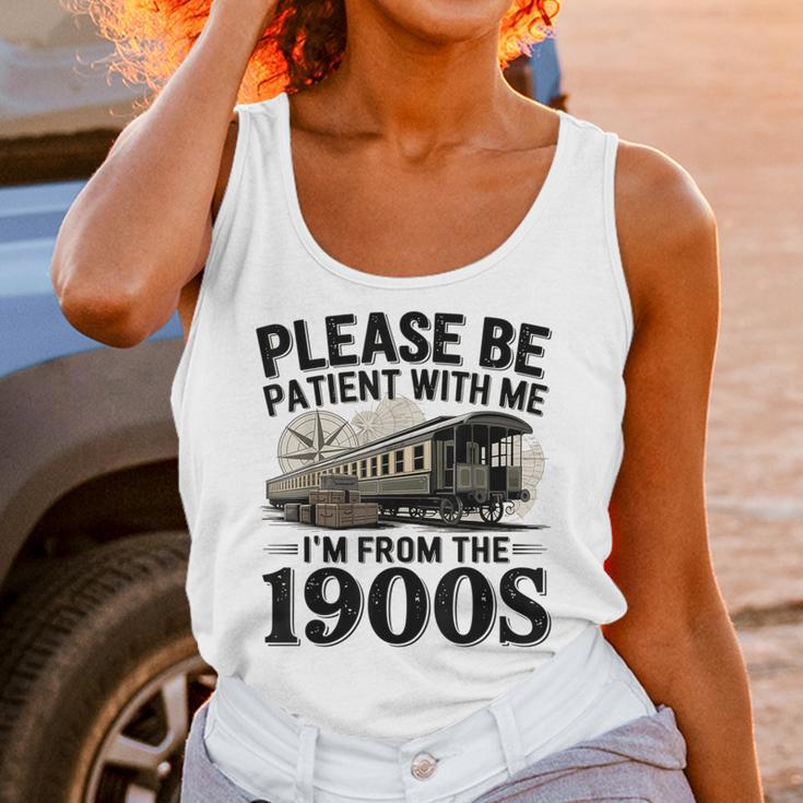 Vintage Be Patient With Me I'm From The 1900s Steam Train Unisex Tank Top