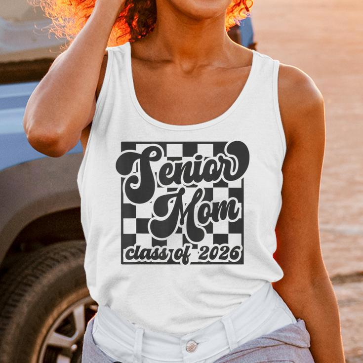 Women Senior Mom Class Of 2026 Retro Graduation Senior Mama Unisex Tank Top