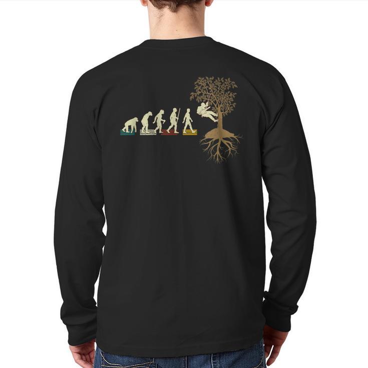 Arborist Tree Trimmer  Classic Fit Short Sleeve Crew Neck Arborist For Him Husband Dad Friend Solid With Letter Print Size Small Long Sleeve T-Shirt Back Print
