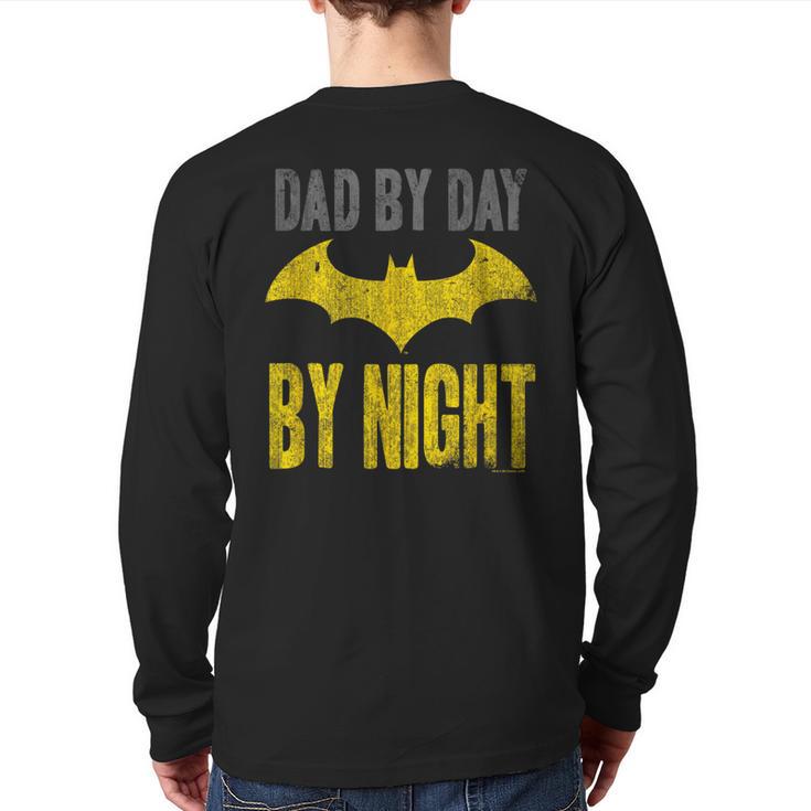 Batman Dad By Day Long Sleeve T-Shirt Back Print