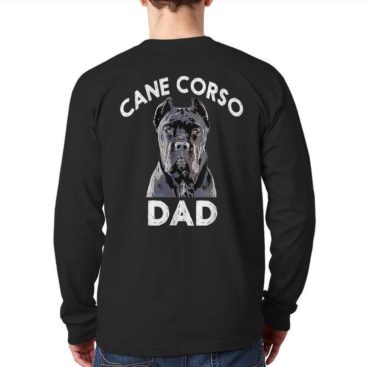 Cane Corso Dad Italian Mastiff  T-Shirt Long Sleeve T-Shirt Back Print