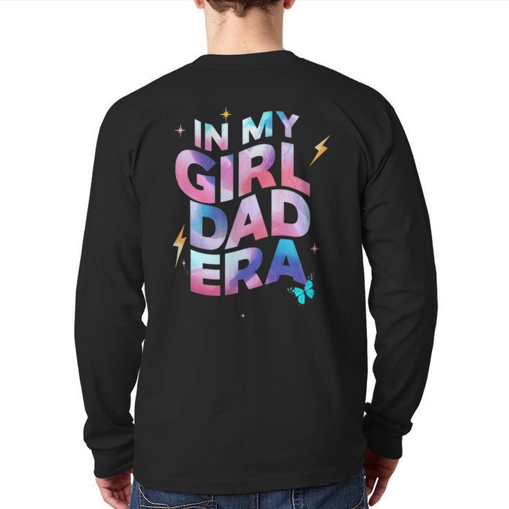 In My Daughter Era Dad Life Soft Pastel Pride Theme Long Sleeve T-Shirt Back Print