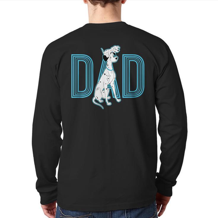 Disney 101 Dalmatians Pongo And Penny Dad Long Sleeve T-Shirt Back Print