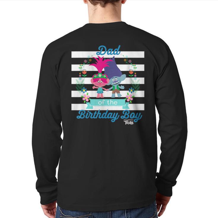 DreamWorks Trolls Dad Of The Birthday Boy Long Sleeve T-Shirt Back Print