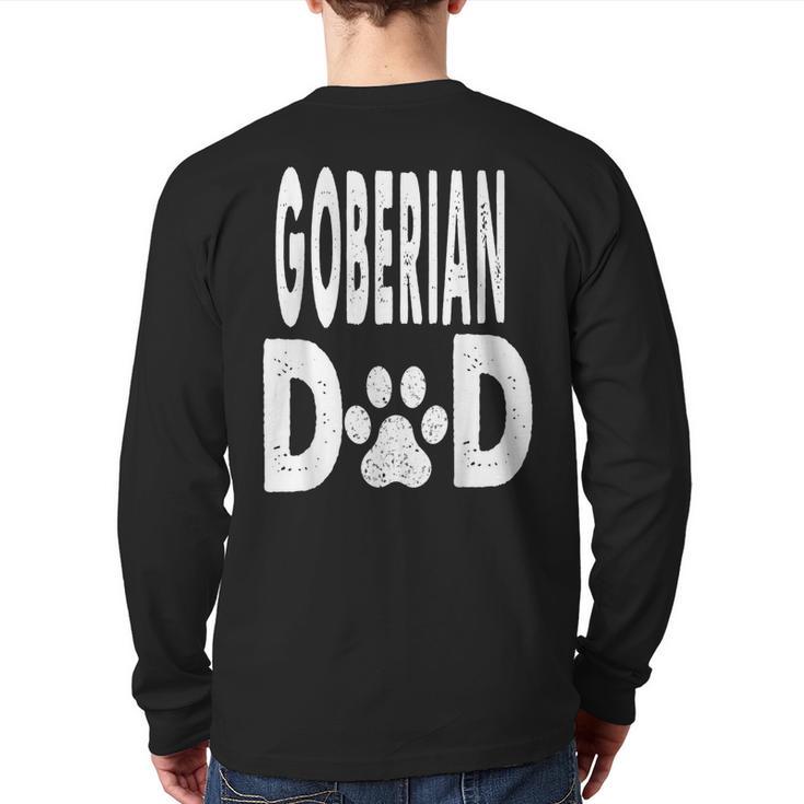 Goberian DAD Dog Owner Men Women Long Sleeve T-Shirt Back Print