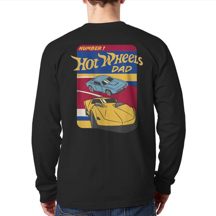 Hot Wheels Father's Day Number 1 Dad Long Sleeve T-Shirt Back Print