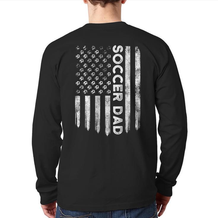 New First Time Dad To Be Symbol Tools Soccer Daddy DA1 Long Sleeve T-Shirt Back Print