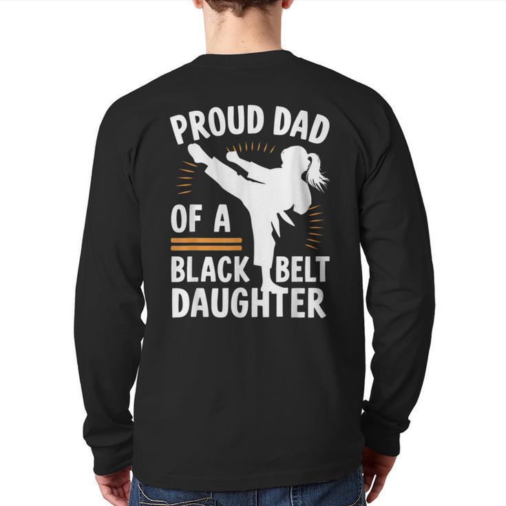 Proud Dad Of A Belt Daughter Long Sleeve T-Shirt Back Print