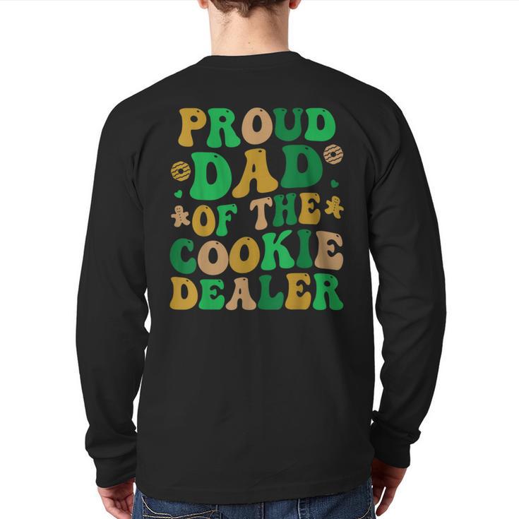 Proud Dad Of a Cookie Dealer Scout Troop Cookie Dealer Girls Long Sleeve T-Shirt Back Print