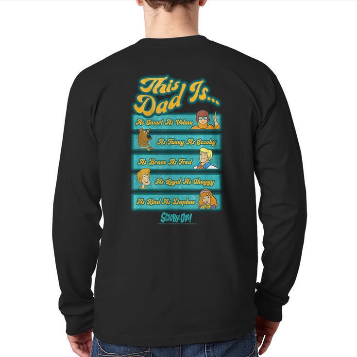 Scooby-Doo Father's Day Vintage Group Shot This Dad Is Long Sleeve T-Shirt Back Print