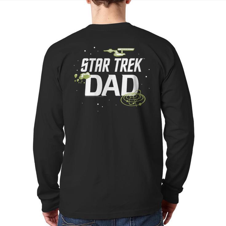 Star Trek Father's Day Star Trek Dad Icons Long Sleeve T-Shirt Back Print