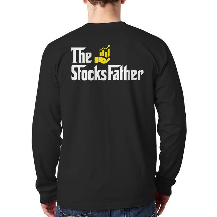 The Stocks Father Trader Dad Long Sleeve T-Shirt Back Print