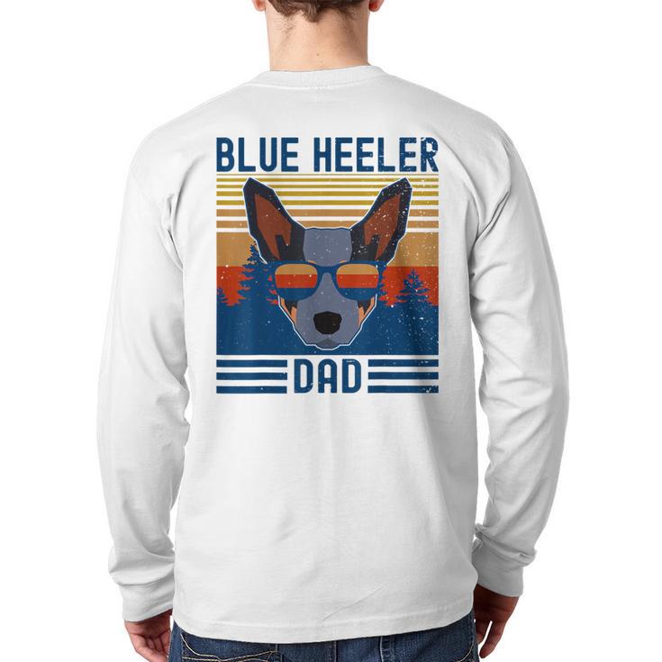 Australian Cattle Dog Blue Heeler Dad Long Sleeve T-Shirt Back Print