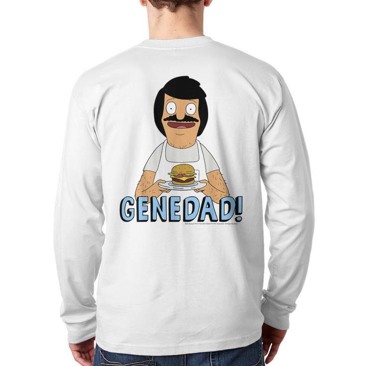 Bob's Burgers Gene Dad Portrait Long Sleeve T-Shirt Back Print