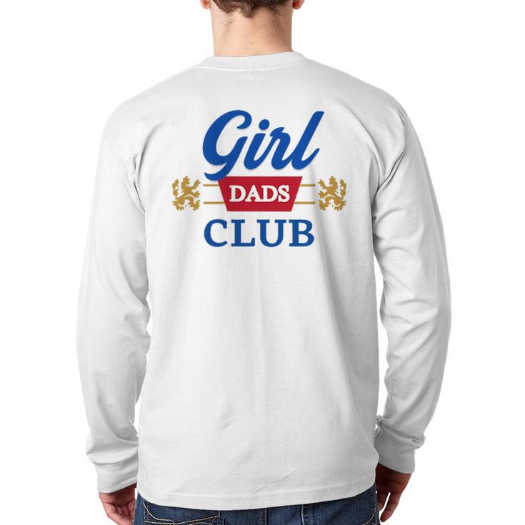 Cool Dads Club Father's Day Shirt From Daughter Son Long Sleeve T-Shirt Back Print