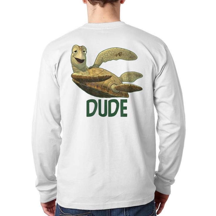 Disney Pixar Finding Nemo Father's Day Dude Cool Dad Poster Long Sleeve T-Shirt Back Print