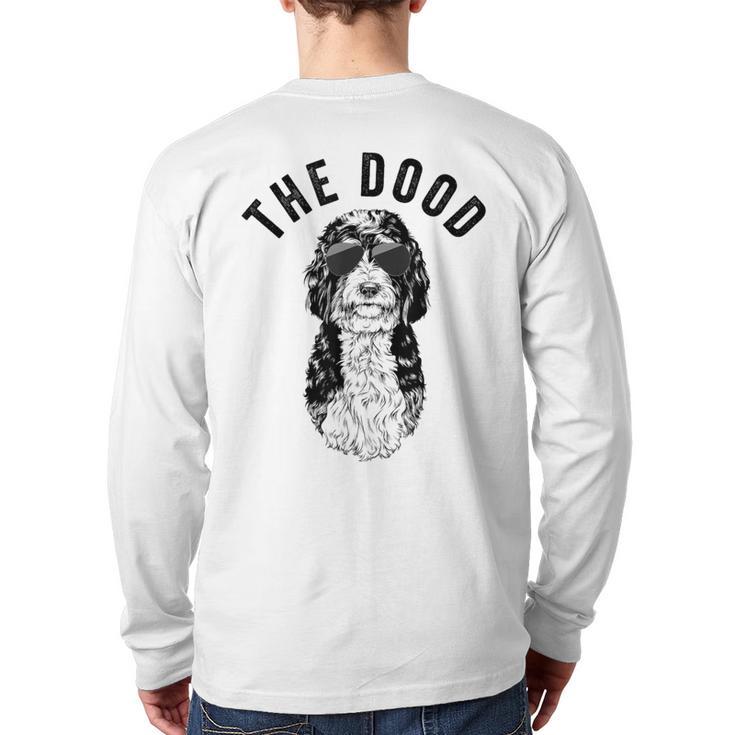 The Dood Bernedoodle Mom Doodle Dog Dad Long Sleeve T-Shirt Back Print
