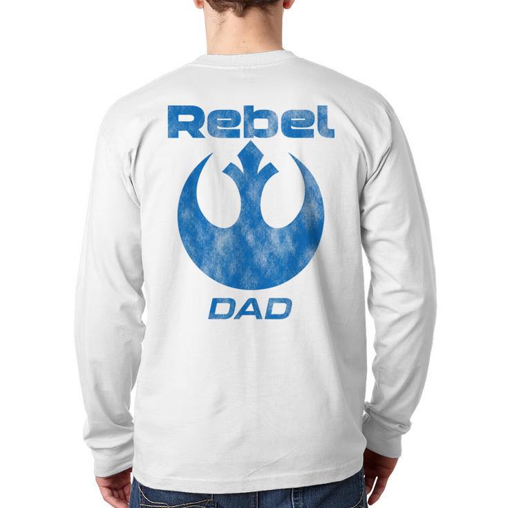 Star Wars Rebel Alliance Matching Family DAD T-Shirt Long Sleeve T-Shirt Back Print