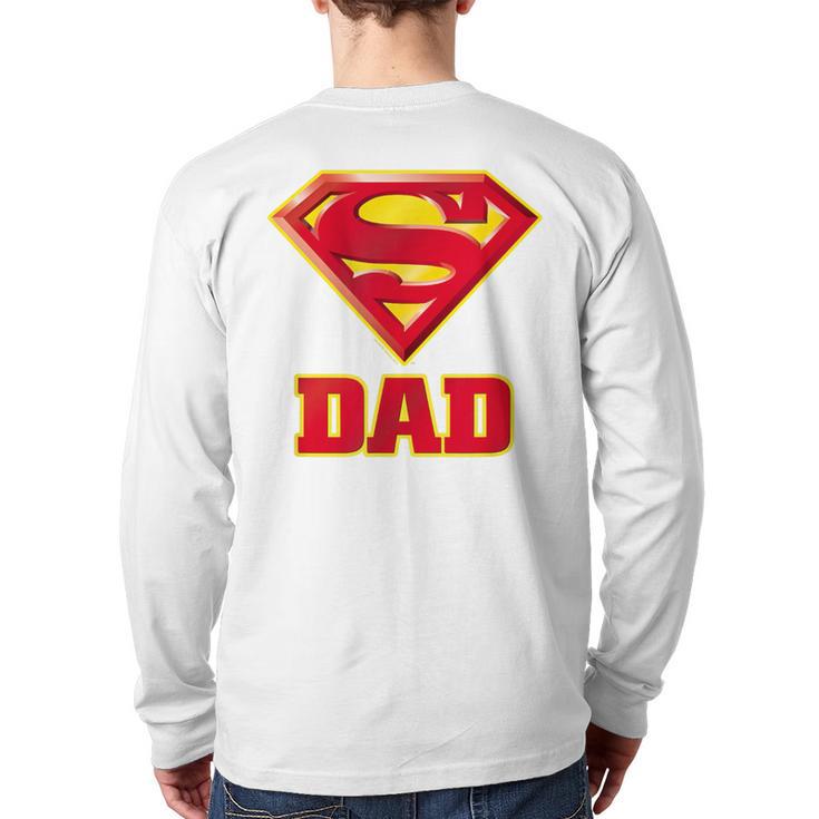 Superman Super Dad Long Sleeve T-Shirt Back Print