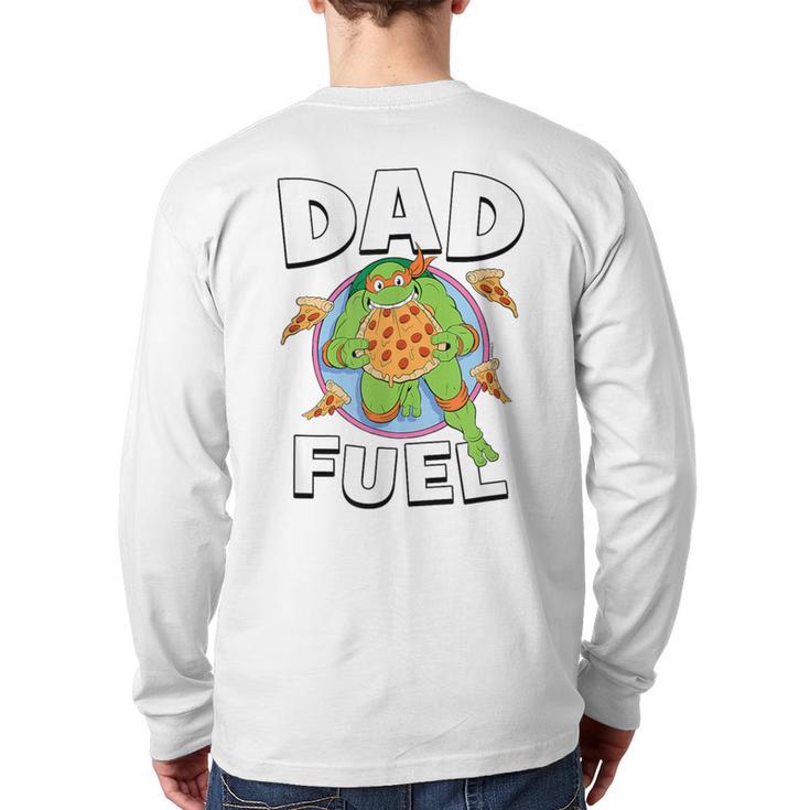 TMNT Michelangelo Dad Fuel Long Sleeve T-Shirt Back Print
