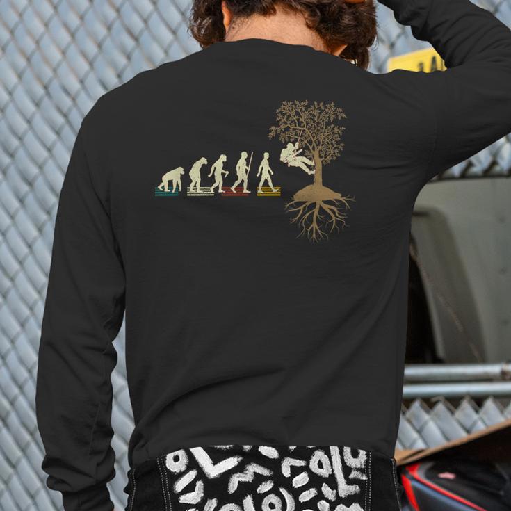 Arborist Tree Trimmer Classic Fit Short Sleeve Crew Neck Arborist For Him Husband Dad Friend Solid With Letter Print Size Small Long Sleeve T-Shirt Back Print