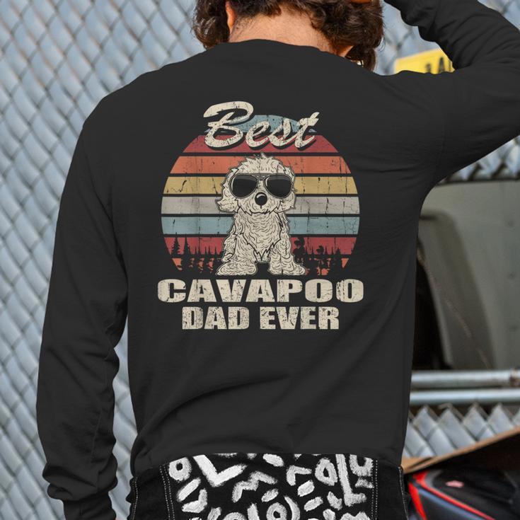 Best Cavapoo Dad Ever Vintage Retro Dog Dad Long Sleeve T-Shirt Back Print Best Cavapoo Dad Ever Vintage Retro Dog Dad Long Sleeve T-Shirt Back Print