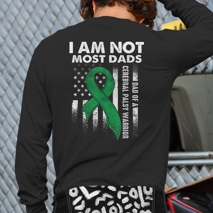 Cerebral Palsy CP Awareness Most Dads Warrior Survivor DA1 Long Sleeve T-Shirt Back Print