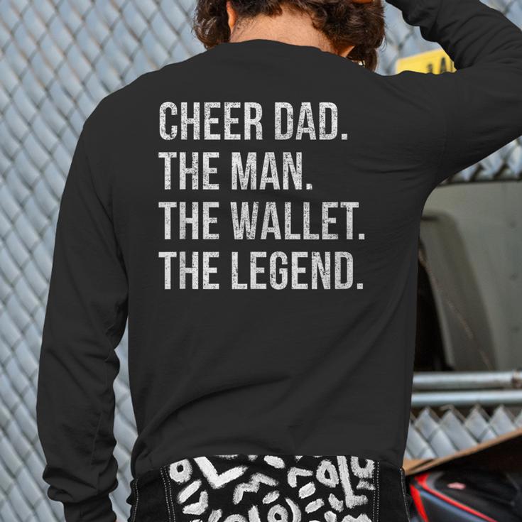 Cheer Dad Cheerleading Long Sleeve T-Shirt Back Print