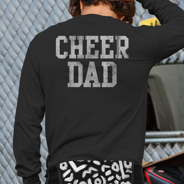 Cheer Dad Cheer Leading Cheer Leading Men Dad Father Long Sleeve T-Shirt Back Print