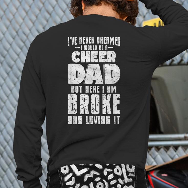 Cheer Dad Long Sleeve T-Shirt Back Print
