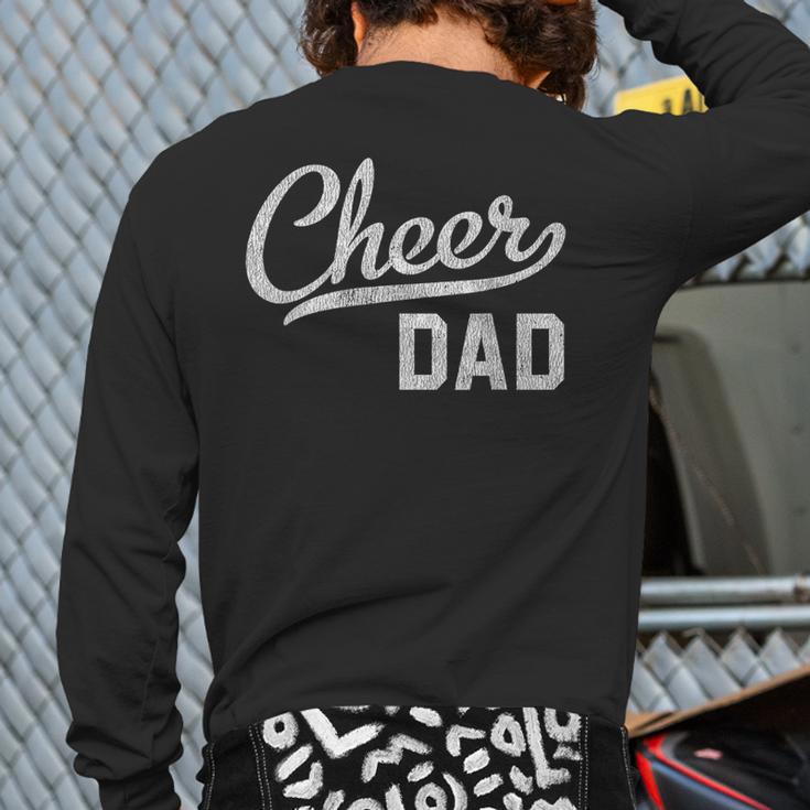 Cheer Dad Proud Cheerleading Dad Small Long Sleeve T-Shirt Back Print