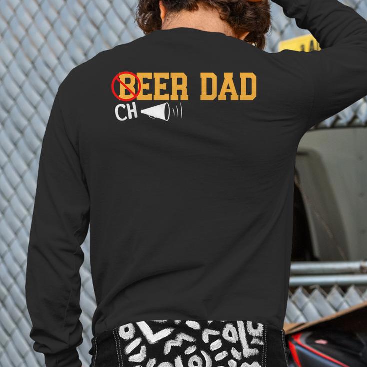 Cheerleader Dad Beer Cheerleading Cheer Dad Long Sleeve T-Shirt Back Print Cheerleader Dad Beer Cheerleading Cheer Dad Long Sleeve T-Shirt Back Print
