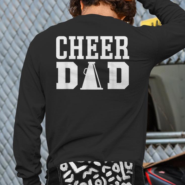 Cheerleading Dad Apparel For Cheer Dad Long Sleeve T-Shirt Back Print Cheerleading Dad Apparel For Cheer Dad Long Sleeve T-Shirt Back Print