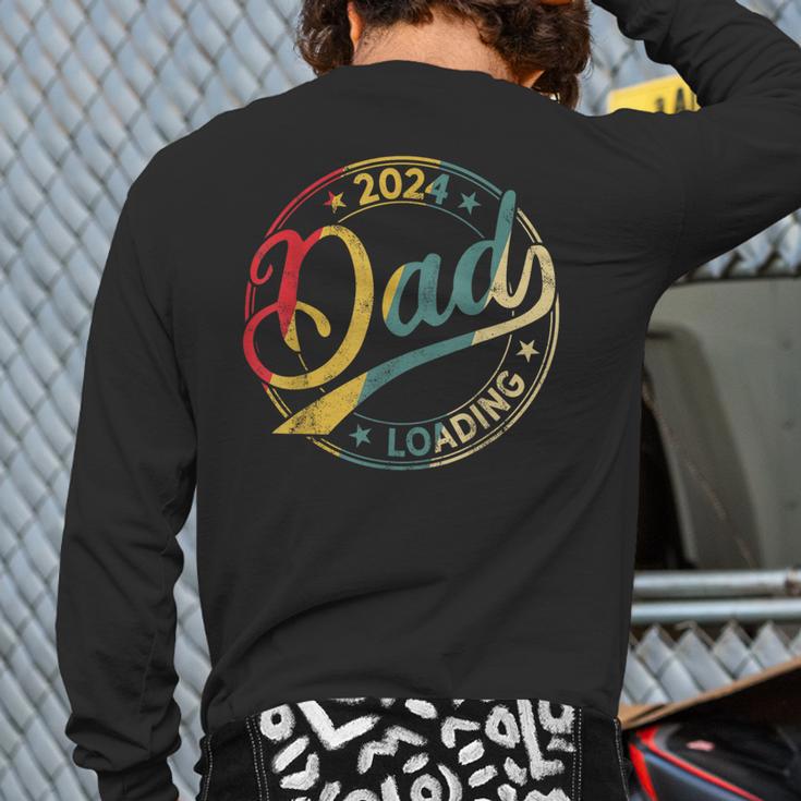 Dad 2024 Loading Long Sleeve T-Shirt Back Print